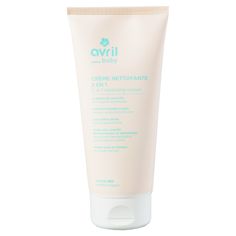 Crème Nettoyante 2 en 1 Bébé 200ml